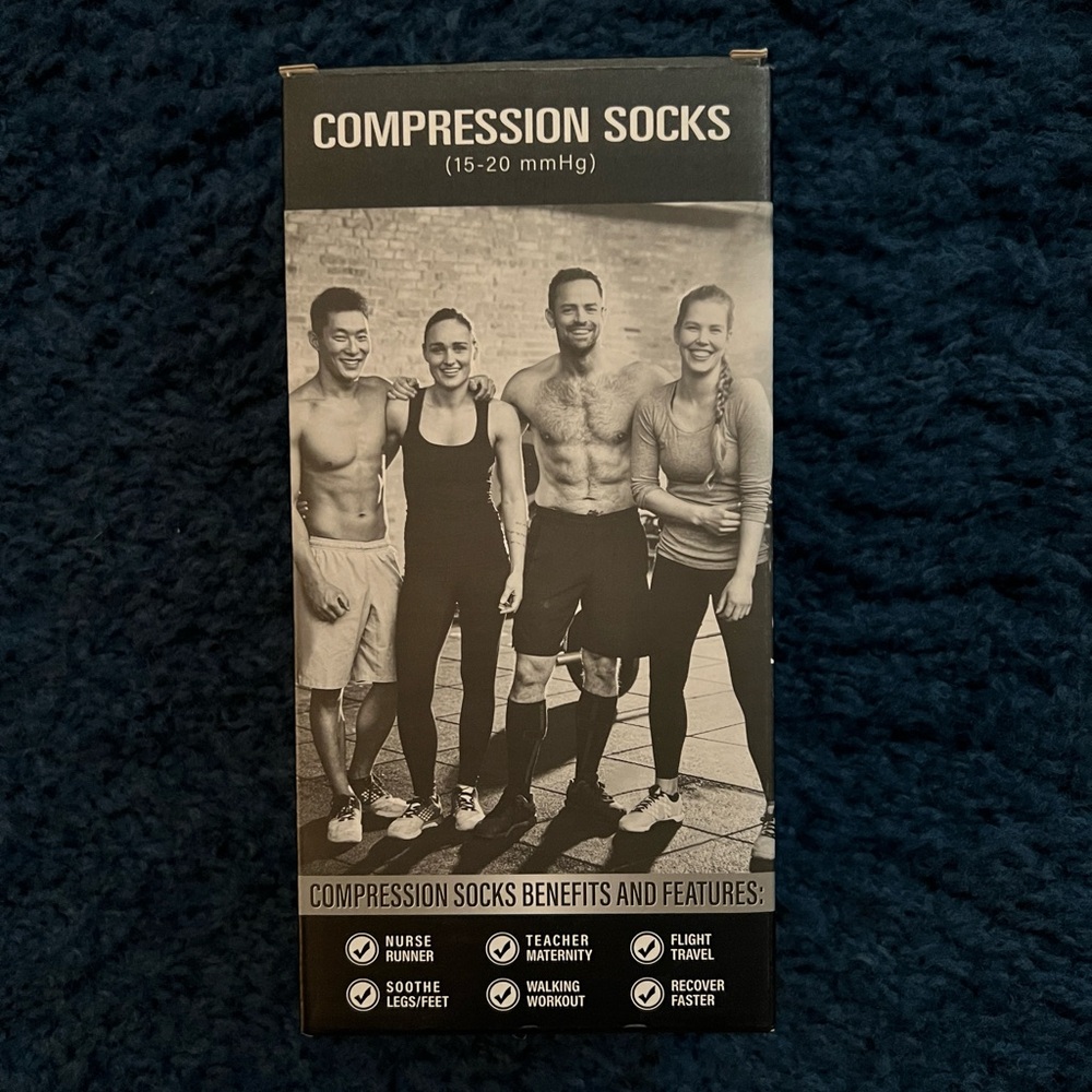 CHARMKING Compression Socks, 3 pk, NIB